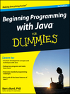 Beginning Programming with Java For Dummies (eBook)
